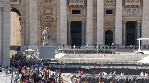 Scenes of  the Vatican in Rome (12 of 16) Stock Footage 32206854