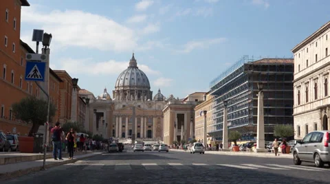 Scenes of  the Vatican in Rome (2 of 16) Stock Footage 32206826
