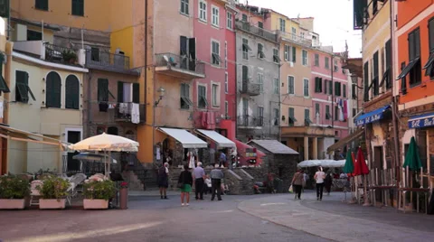 Scenes of Vernazza (6 of 7) Stock Footage 32136418