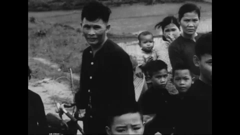 Scenes of Vietnam war - 1964 Stock Footage 101910118