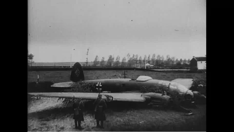 Scenes of WWII - 1940 Stock Footage 103601625