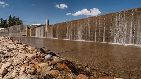 Scenic Alpine Lake in the Uinta Mountains Stock Photos