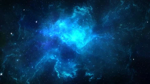 Scenic Animation Galaxy Outer Space Moving Stars Loop Animation. Video stock 127578067