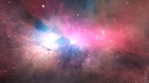 Scenic Animation Galaxy Outer Space Moving Stars Loop Animation. Video stock 127581864
