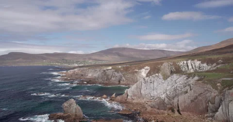 Scenic Atlantic coast cliffs Video stock 267622399