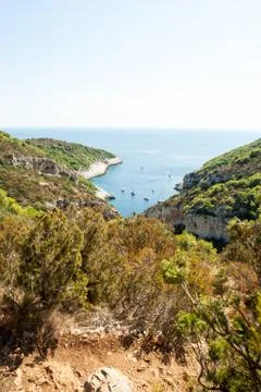 A scenic bay Stock Photos