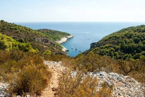 A scenic bay Stock Photos