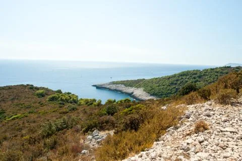 A scenic bay Stock Photos