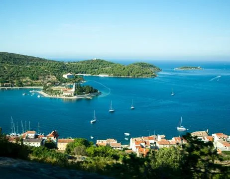 A scenic bay Stock Photos