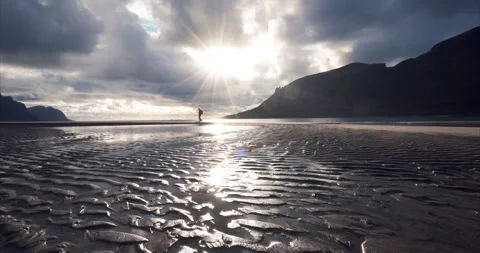 Scenic beach norway02 Stock Footage 173438989