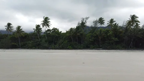 Scenic Beach Paradise Stock Footage