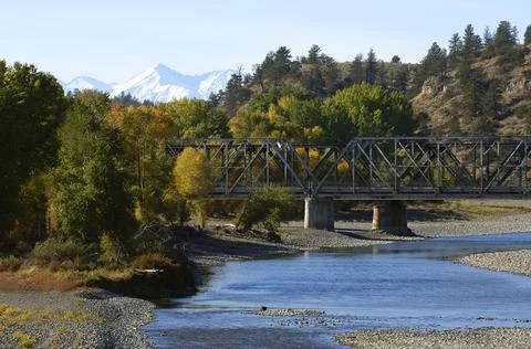 A Scenic Bridge Stock Photos
