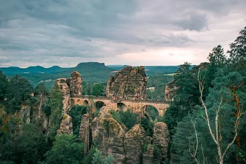 A scenic bridge 스톡 사진