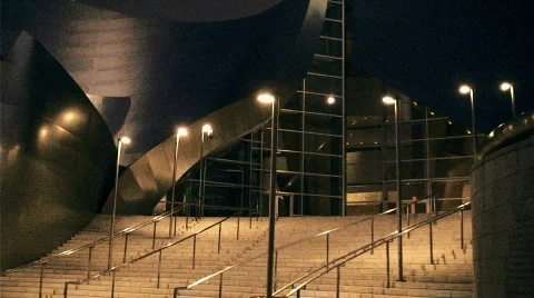 Scenic building entry Stock Footage 529562