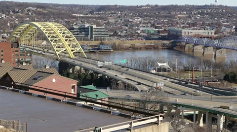 Scenic Cincinnati Stock Footage 36209842