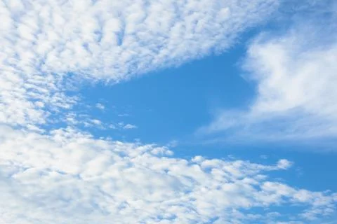 Scenic Cloudscape with Blue Sky 스톡 사진