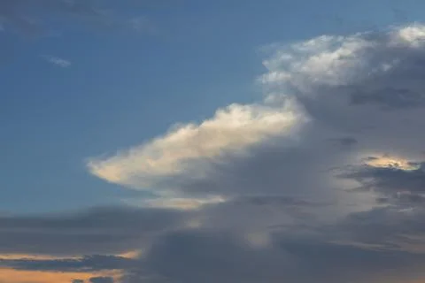 Scenic Cloudscape with Blue Sky 스톡 사진