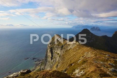 Scenic coastal cliffs Stock Photos