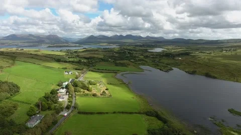 Scenic Connemara landscape Stock-Footage 133077761