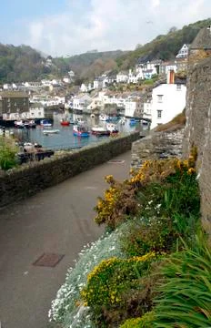 Scenic Cornwall, Polperro Stock Photos