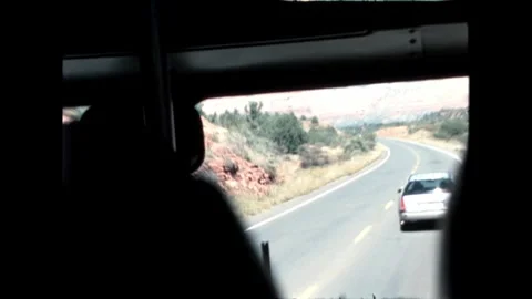 Scenic Desert Road Stock Footage 276291334