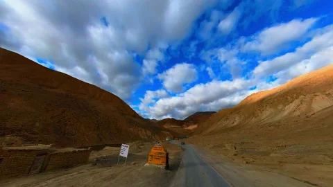A Scenic Drive Through the Mountains Video stock 237985649