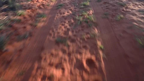 Scenic Drive through Namibia Stock Footage 132822744