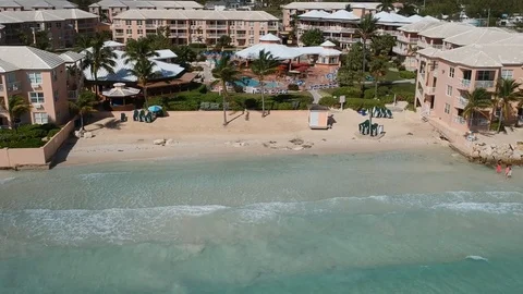 Scenic Drone View of Island Seas Resort Property, Freeport Stock Footage 101588652