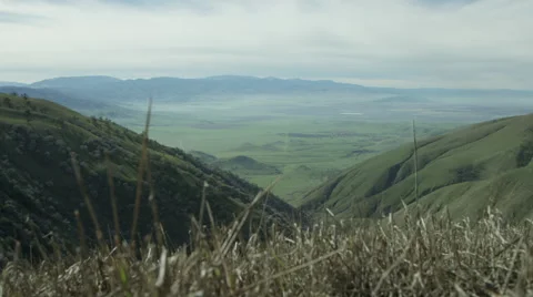 Scenic Green Valley Lift 4k Stock Footage 59194003