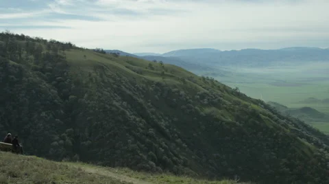 Scenic Green Valley Pan 4k Stock Footage 59193791