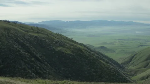 Scenic Green Valley Pan 4k Stock Footage 59194195