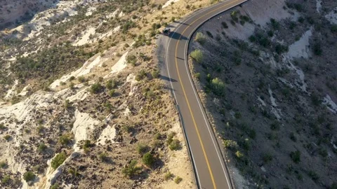 Scenic Highway 12 the Hogsback Low level Flight 2 Stock Footage 170027693