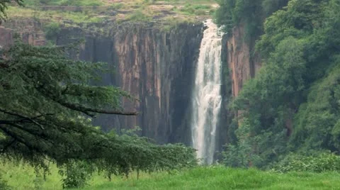 Scenic Howick falls Stock Footage 11235132