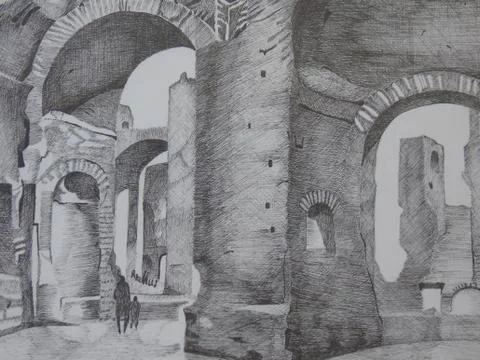 Scenic Stock Illustration