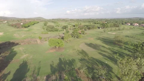 A scenic Indian golf course. 스톡 동영상 86891337