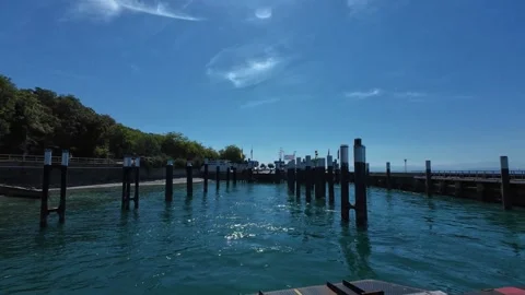 Scenic Lake Constance View from Ferry between Konstanz and Meersburg Stock Footage 341864128