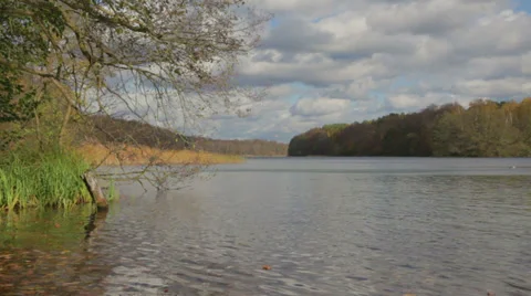 Scenic Lake Stock Footage 32243905