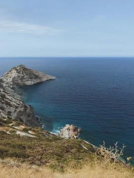 Scenic landscape in Greece Stock Photos