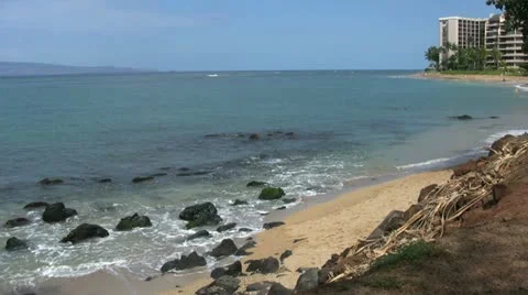 Scenic Maui Beach Stock-Footage 12582000