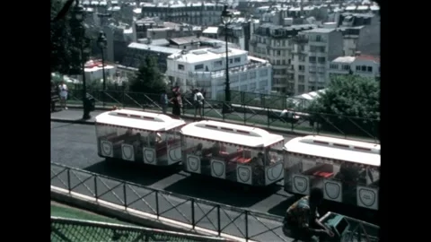 Scenic mini train ride Video stock 274220506