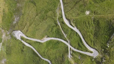 Scenic mountain road Stock Footage 138881160