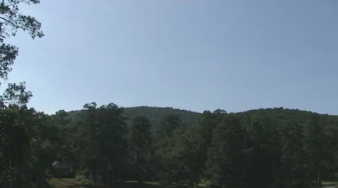 A scenic mountain sky Stock Footage 8520993