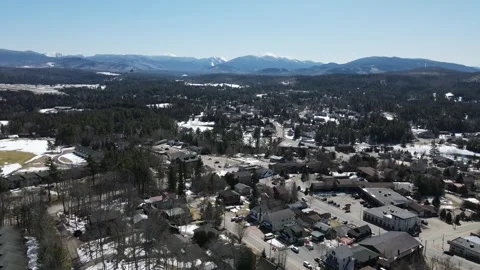 Scenic Mountain Town Stock Footage 243232257