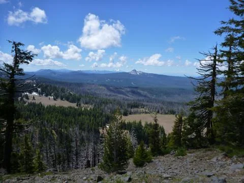Scenic mountain view in Oregon Stock Photos