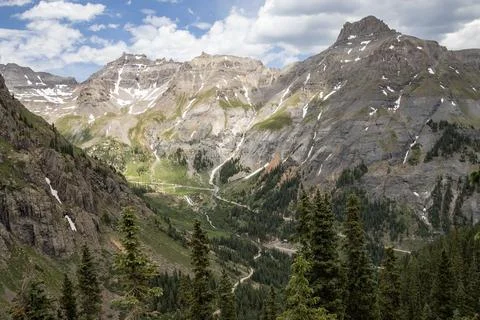 Scenic Mountain view Stock Photos