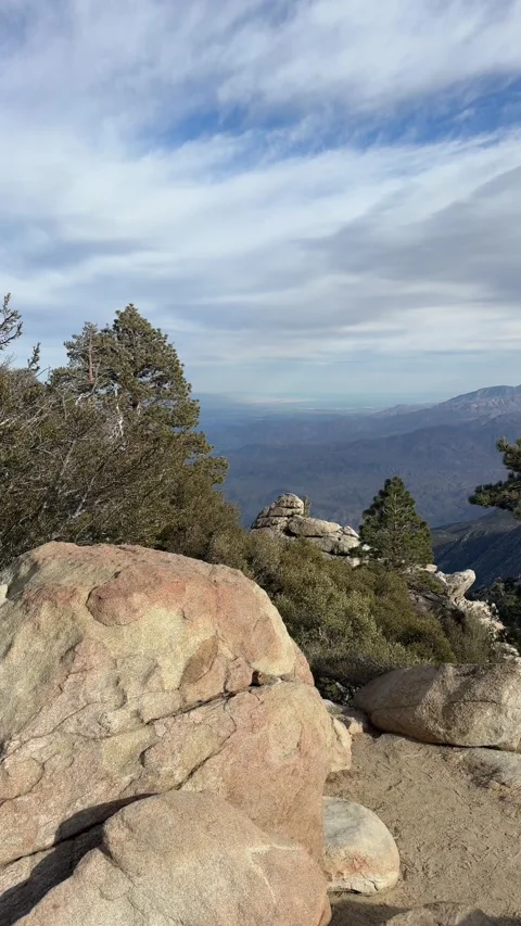 Scenic Mountain View from San Jacinto Peak Stock-Footage 331260818
