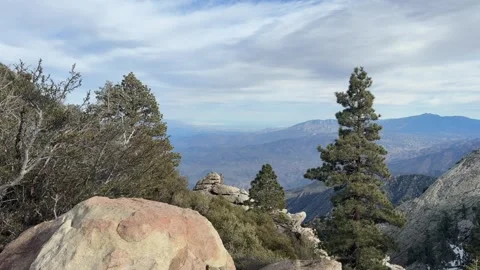 Scenic Mountain View from San Jacinto Peak Stock-Footage 331260901