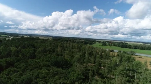 Scenic nature in high angle 1 Stock Footage 97899306