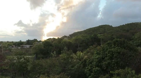 Scenic puerto rico mountain Stock Footage 64639853