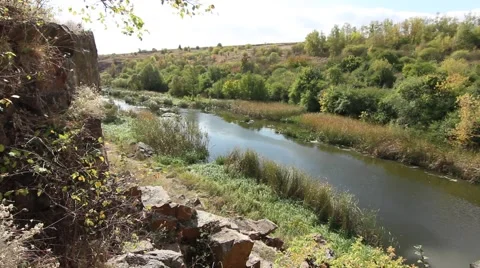 Scenic river Stock Footage 42177363